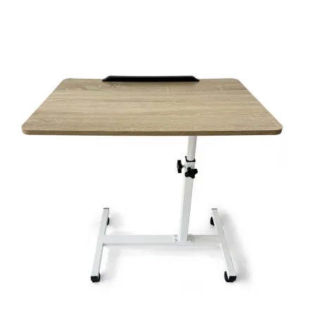 Side table MobleKit White Brown 60 x 40 x 59 cm Wood Metal (3 Units)