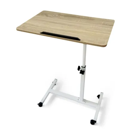 Side table MobleKit White Brown 60 x 40 x 59 cm Wood Metal (3 Units)
