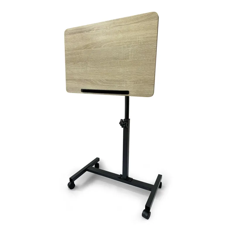 Side table MobleKit Brown Black 60 x 40 x 59 cm Wood Metal (3 Units)