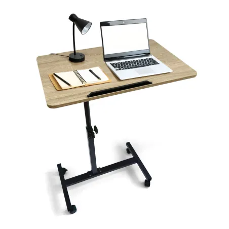 Side table MobleKit Brown Black 60 x 40 x 59 cm Wood Metal (3 Units)