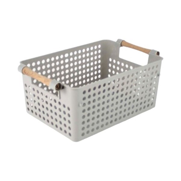 Multi-purpose basket Confortime Wood polypropylene (24 Units)