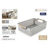 Multi-purpose basket Confortime Wood polypropylene (18 Units)