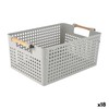 Multi-purpose basket Confortime Wood polypropylene (18 Units)