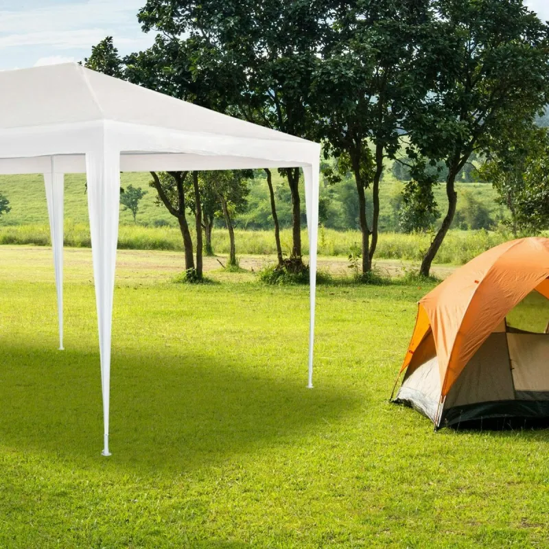 Беседка Aktive Белый 300 x 600 cm Металл Пластик