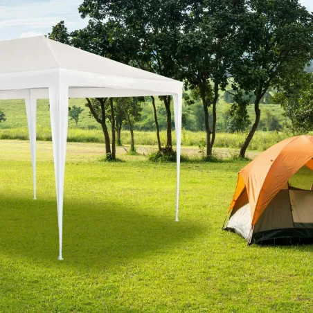 Беседка Aktive Белый 300 x 600 cm Металл Пластик