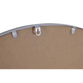 Wall mirror DKD Home Decor Silver Crystal Iron Modern 80 x 1,8 x 80 cm