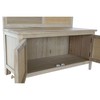 Coat rack with mirror Home ESPRIT Natural Rattan Paolownia wood Mirror 92 x 40 x 181 cm