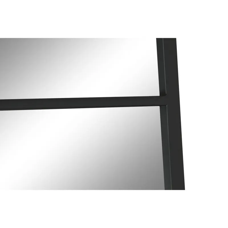 Wall mirror Home ESPRIT Black 90 x 2 x 180 cm