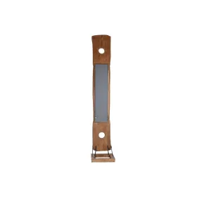 Free standing mirror Home ESPRIT Natural Crystal Teak 45 X 45 X 285 CM