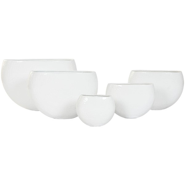 stādītājs Home ESPRIT Balts Alumīnijs 54 x 24 x 36 cm 54 x 25 x 36 cm (5 gb.)