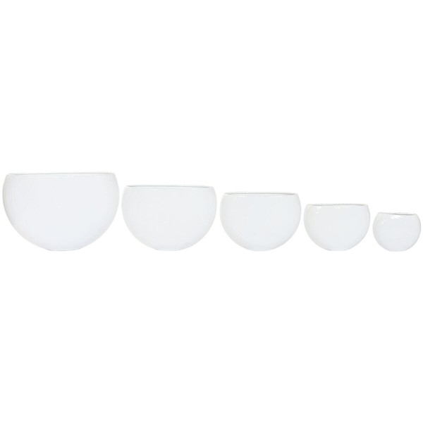 stādītājs Home ESPRIT Balts Alumīnijs 54 x 24 x 36 cm 54 x 25 x 36 cm (5 gb.)