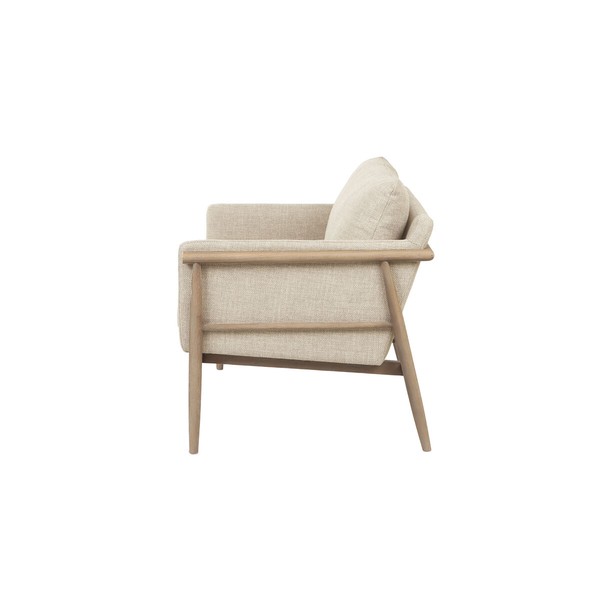 Sohva Home ESPRIT Valkoinen Kaupunki Riisuttu 126,5 X 75 X 79 CM