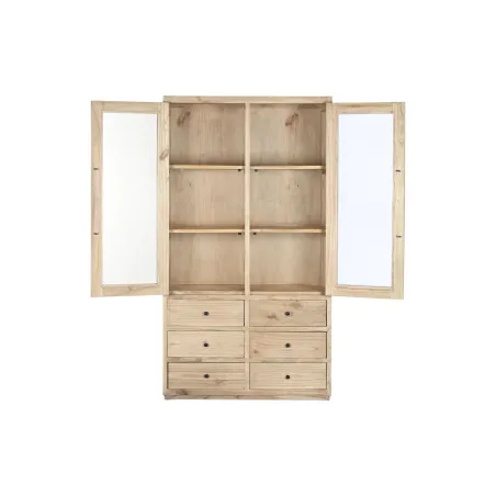 Rhythm stendas Home ESPRIT Stiklas kininės melijos mediena 100 x 40 x 185 cm