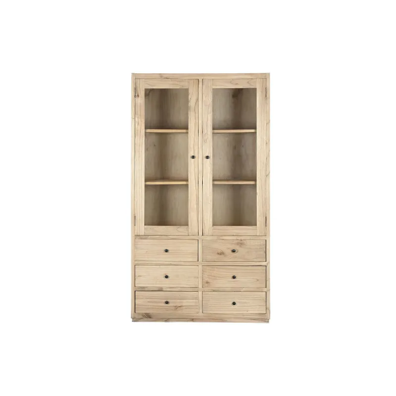 Rhythm stendas Home ESPRIT Stiklas kininės melijos mediena 100 x 40 x 185 cm