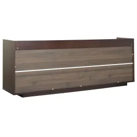 Sivupöytä Home ESPRIT Tummanruskea Puu MDF 200 X 40 X 75 CM