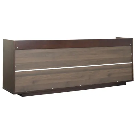 Sivupöytä Home ESPRIT Tummanruskea Puu MDF 200 X 40 X 75 CM