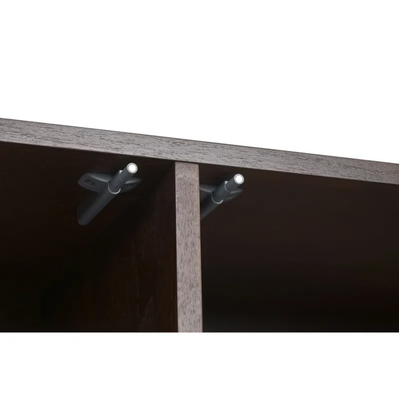 Sivupöytä Home ESPRIT Tummanruskea Puu MDF 200 X 40 X 75 CM