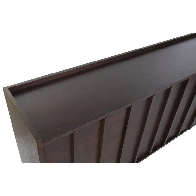 Sivupöytä Home ESPRIT Tummanruskea Puu MDF 200 X 40 X 75 CM