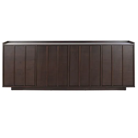 Sivupöytä Home ESPRIT Tummanruskea Puu MDF 200 X 40 X 75 CM