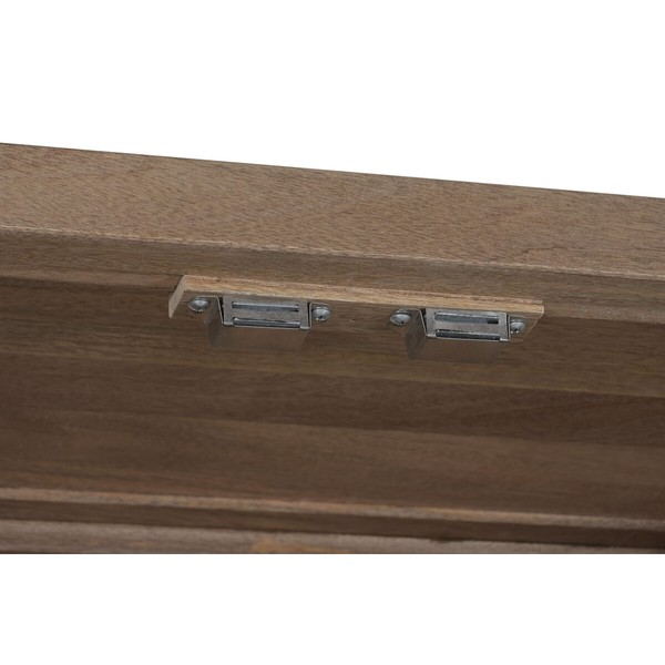 Rhythm stendas Home ESPRIT Metalinis Mango mediena 100 X 42 X 195 CM