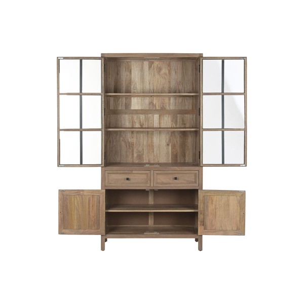 Rhythm stendas Home ESPRIT Metalinis Mango mediena 100 X 42 X 195 CM