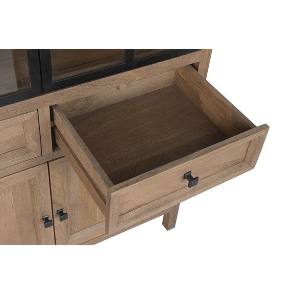 Rhythm stendas Home ESPRIT Metalinis Mango mediena 100 X 42 X 195 CM