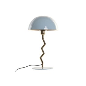 Galda lampa Home ESPRIT Zils Bronza 50 W 220 V