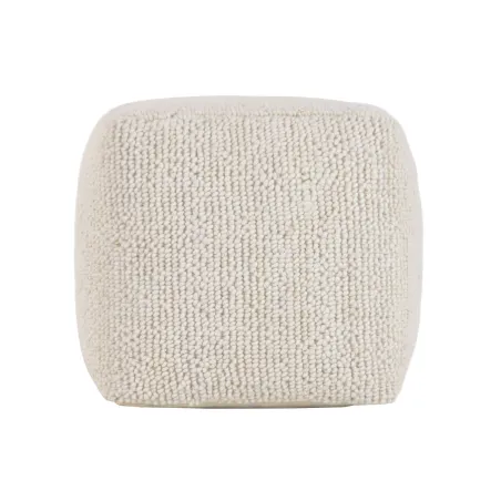 Footrest Home ESPRIT Beige Boho 45 x 45 x 45 cm
