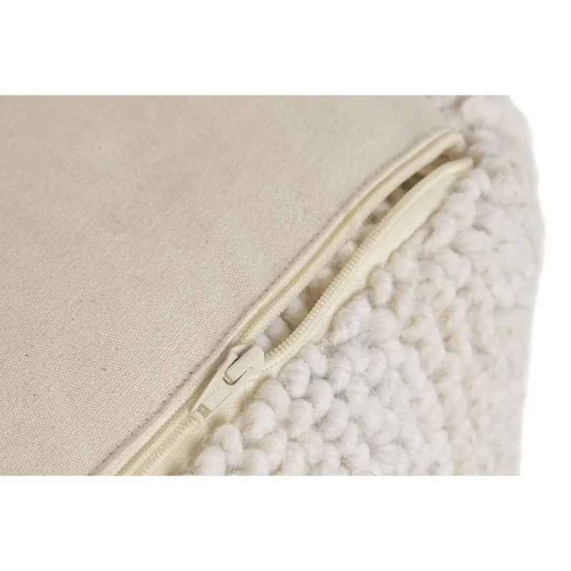 Footrest Home ESPRIT Beige Boho 45 x 45 x 45 cm