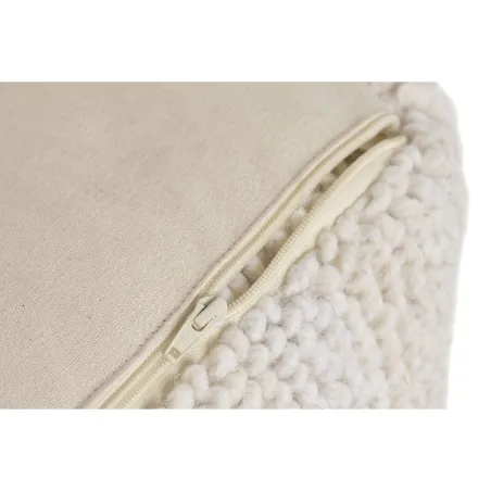 Footrest Home ESPRIT Beige Boho 45 x 45 x 45 cm