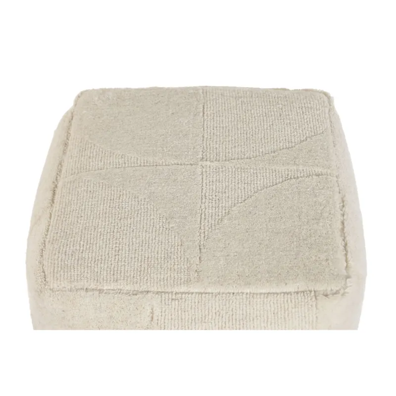 Jalkatuki Home ESPRIT Beige Boho 45 x 45 x 45 cm