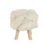 Footrest Home ESPRIT Beige Boho 40 x 40 x 40 cm