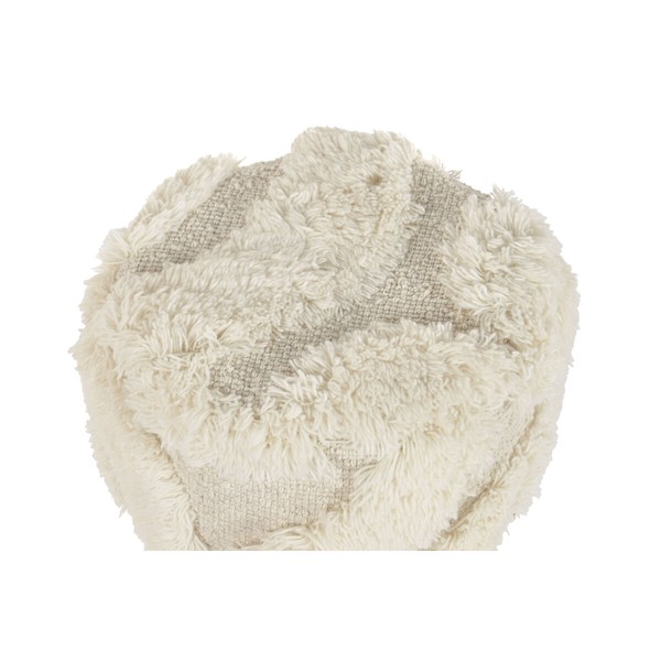 Footrest Home ESPRIT Beige Boho 40 x 40 x 40 cm