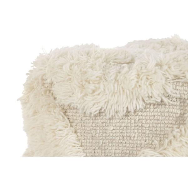 Footrest Home ESPRIT Beige Boho 40 x 40 x 40 cm