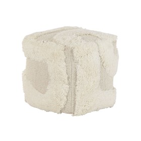 Jalkatuki Home ESPRIT Beige Boho 45 x 45 x 45 cm