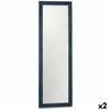 Wall mirror Gift Decor Blue 48 x 150 x 2 cm Rectangular (2 Units)
