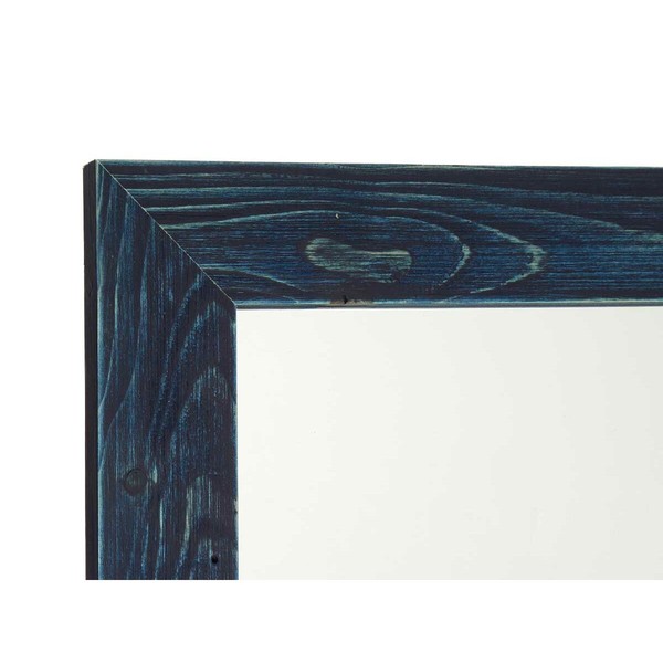 Wall mirror Gift Decor Blue 48 x 150 x 2 cm Rectangular (2 Units)