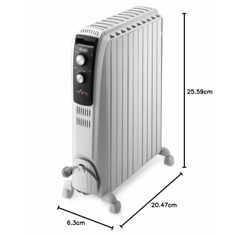 Tepalinis radiatorius DeLonghi TRD51025 Balta