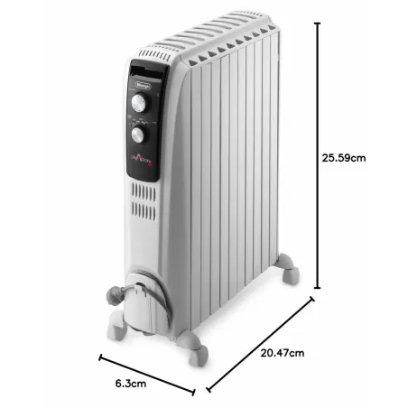 Tepalinis radiatorius DeLonghi TRD51025 Balta