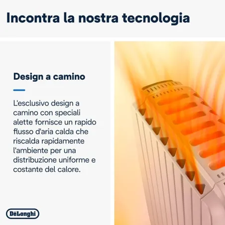 Tepalinis radiatorius DeLonghi TRD51025 Balta