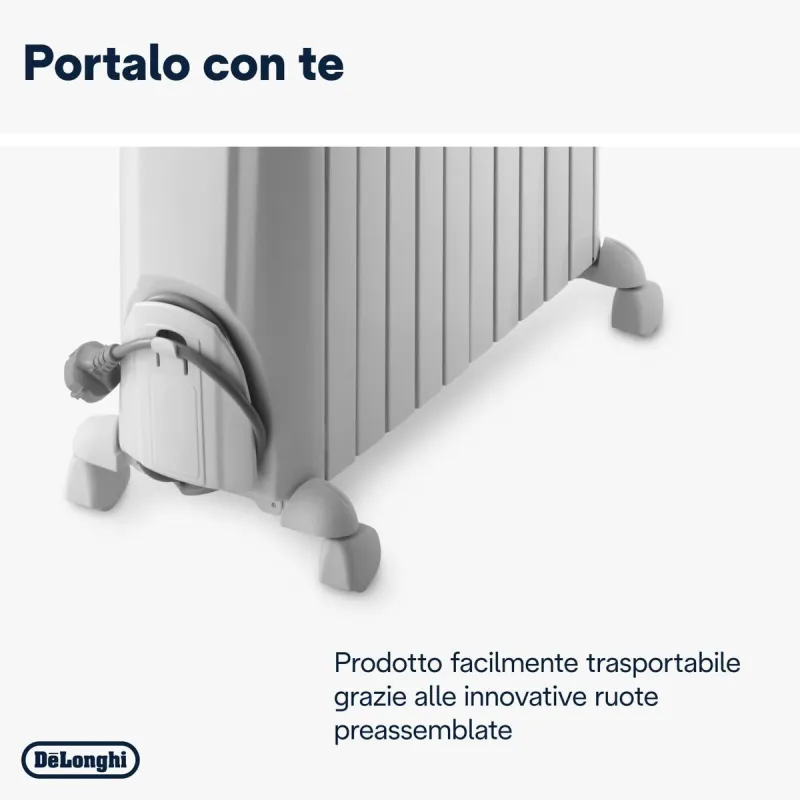 Tepalinis radiatorius DeLonghi TRD51025 Balta