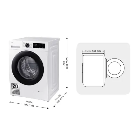 Washing machine Samsung WW10FG5U34AEECC 60 cm 1400 rpm 10 kg