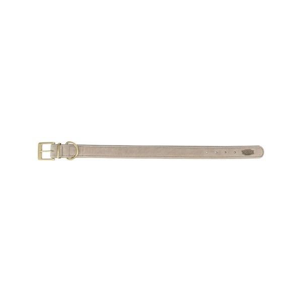 Dog collar Trixie Pure Light grey S-M 31-37 cm