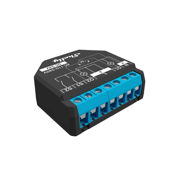 Wi-Fi jungiklio modulis Shelly Plus 2PM WLAN 240 V WiFi