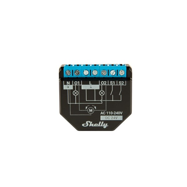 Wi-Fi jungiklio modulis Shelly Plus 2PM WLAN 240 V WiFi