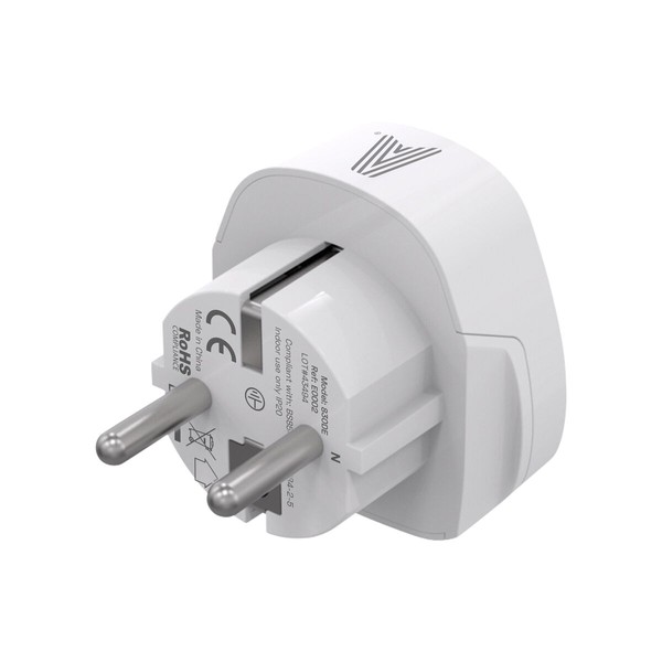Plug adapter Scape Travel 830DE (2PCS) Plastic