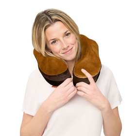Neck Pillow Scape Travel Orange