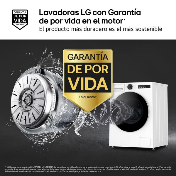 Washing machine LG F4X7513TWS 13 kg
