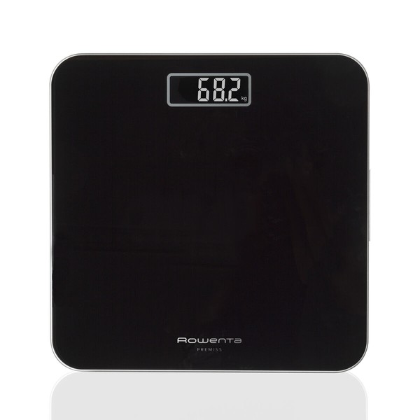 Digitālie vannas istabas svari Rowenta BS1800V0 Melns Rūdīts stikls 160 kg