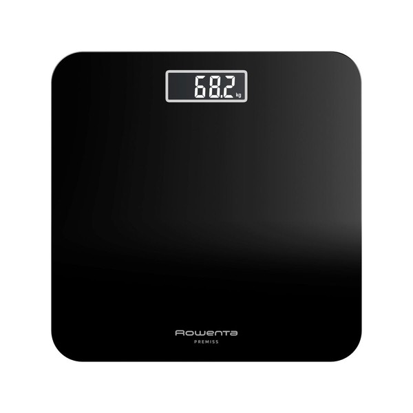 Digitālie vannas istabas svari Rowenta BS1800V0 Melns Rūdīts stikls 160 kg